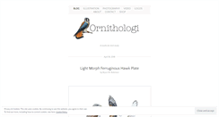 Desktop Screenshot of ornithologi.com